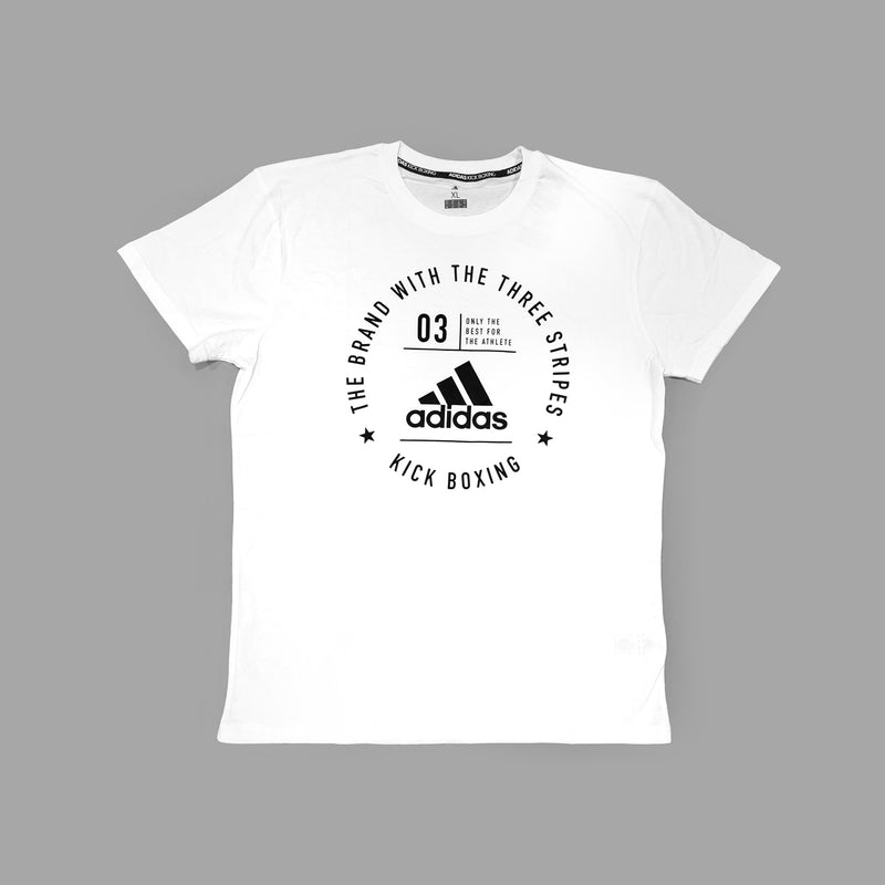 SALE!!-Adidas Kids T-Shirt Kickboxing Community Black / Blue