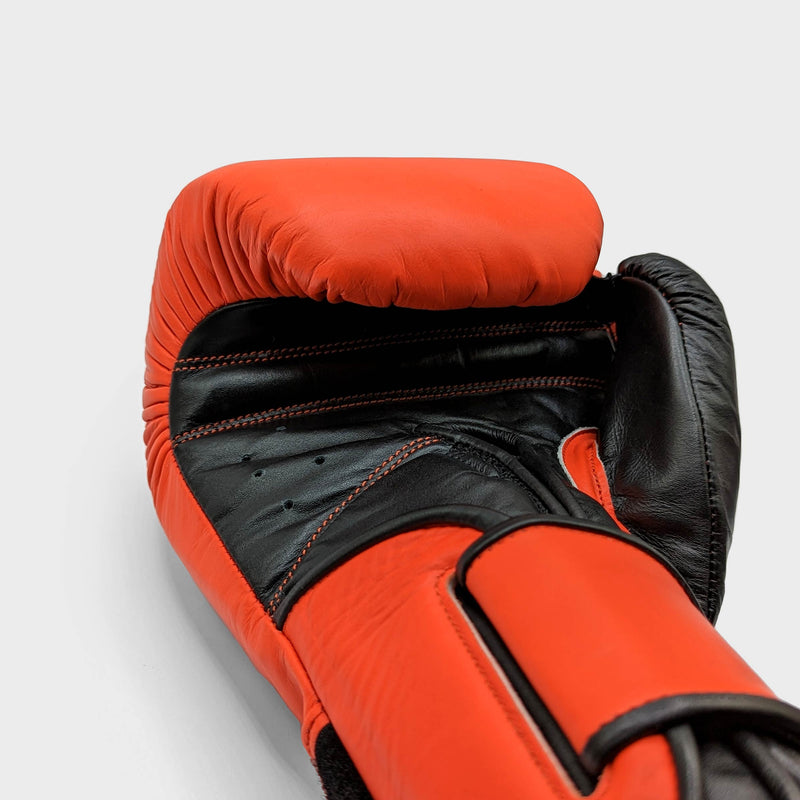Everlast Powerlock Pro Fight Boxing Gloves Grey/Red